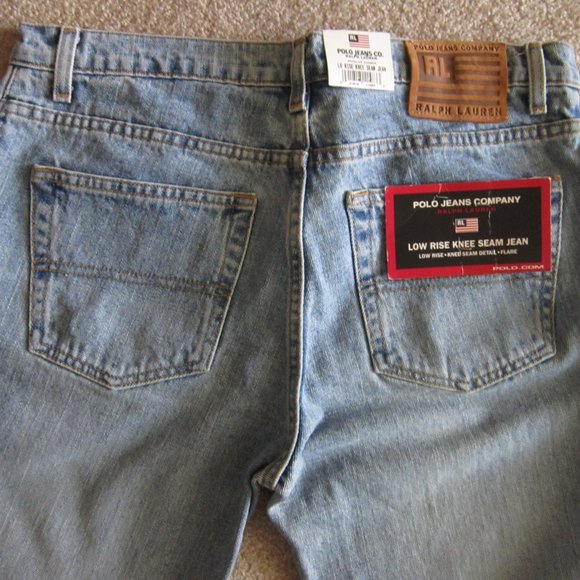 New Vintage Ralph Lauren Polo Low Rise Jeans Sz 10 - Picture 4 of 7